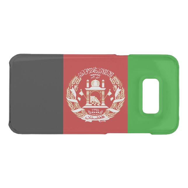 Patriotic Afghanistan Flag Uncommon Samsung Galaxy Case (Back (Horizontal))
