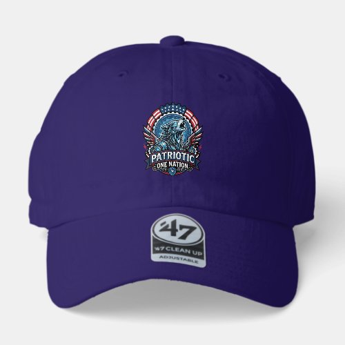 Patriotic Ai Freedom Wolf Cyberpunk Future Freedom 47 Brand Hat