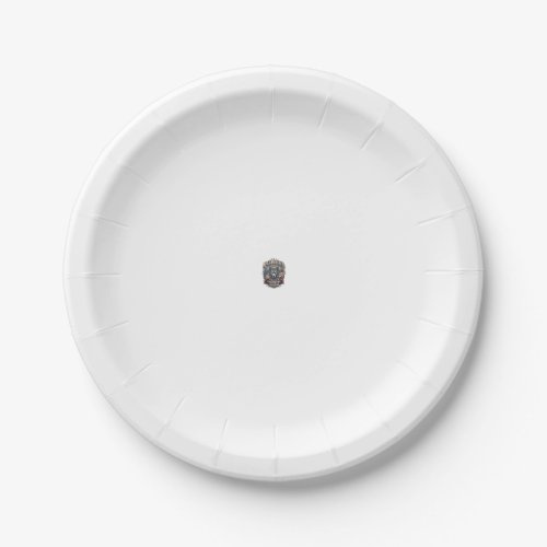 Patriotic Ai Freedom Wolf Cyberpunk Future Freedom Paper Plates