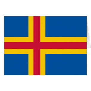 Patriotic Åland Islands Flag Cards