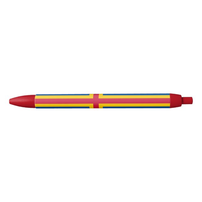 Patriotic Åland Islands Flag Pen (Front)