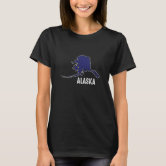 The American Flag Patriotic Clothing Alaska Moose' Women's T-Shirt