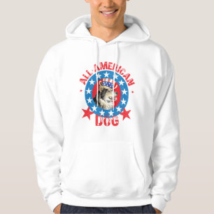 Patriotic Alaskan Malemute Hoodie