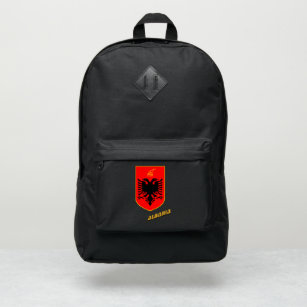 Patriotic Albania & Albanian Coat of Arms / Flag Port Authority® Backpack