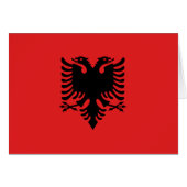 Patriotic Albanian Flag (Front Horizontal)