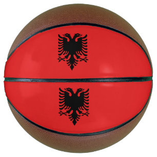 Patriotic Albanian Flag Basketball