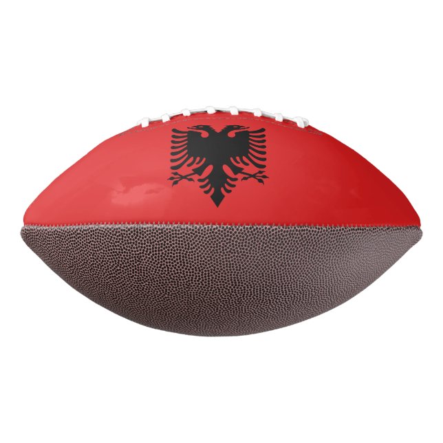 Patriotic Albanian Flag Football (Rotated 270)