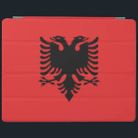 Patriotic Albanian Flag iPad Smart Cover<br><div class="desc">The national flag of Albania.</div>