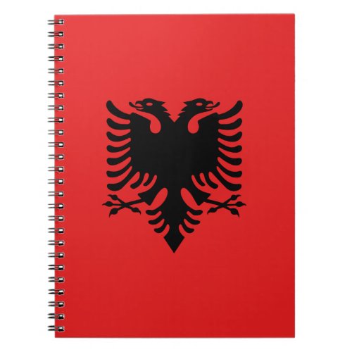 Patriotic Albanian Flag Notebook