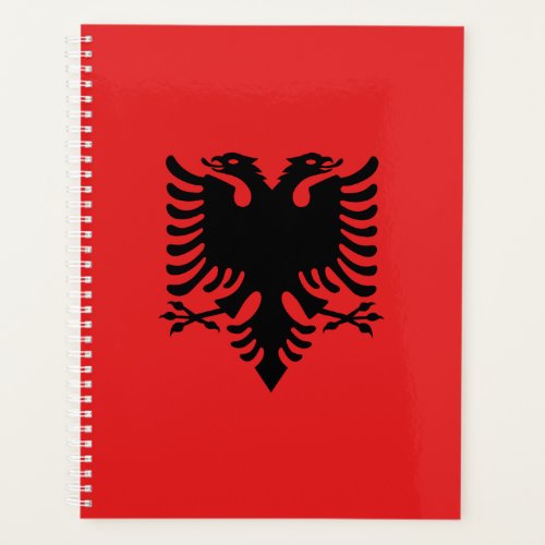 Patriotic Albanian Flag Planner