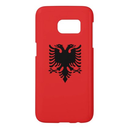 Patriotic Albanian Flag Samsung Galaxy S7 Case
