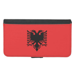 Patriotic Albanian Flag Samsung Galaxy S5 Wallet Case