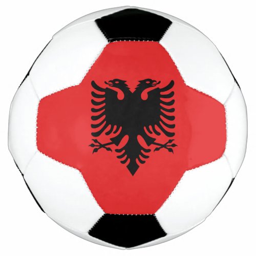 Patriotic Albanian Flag Soccer Ball
