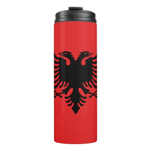 Patriotic Albanian Flag Thermal Tumbler