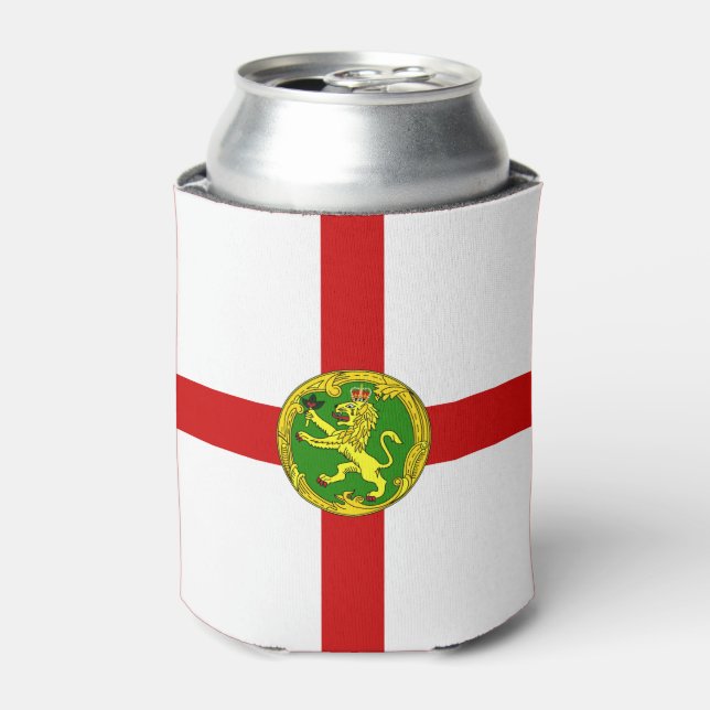 Patriotic Alderney Flag Can Cooler (Can Front)