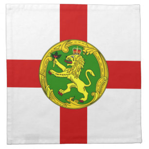 Patriotic Alderney Flag Cloth Napkin
