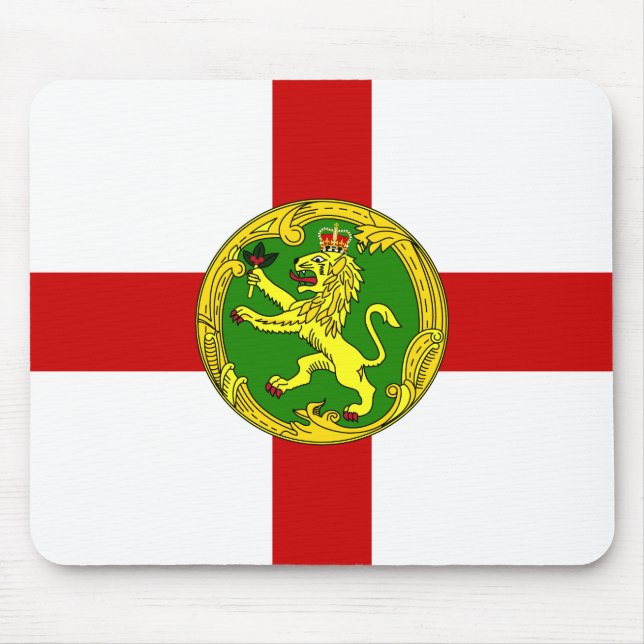 Patriotic Alderney Flag Mouse Pad (Front)