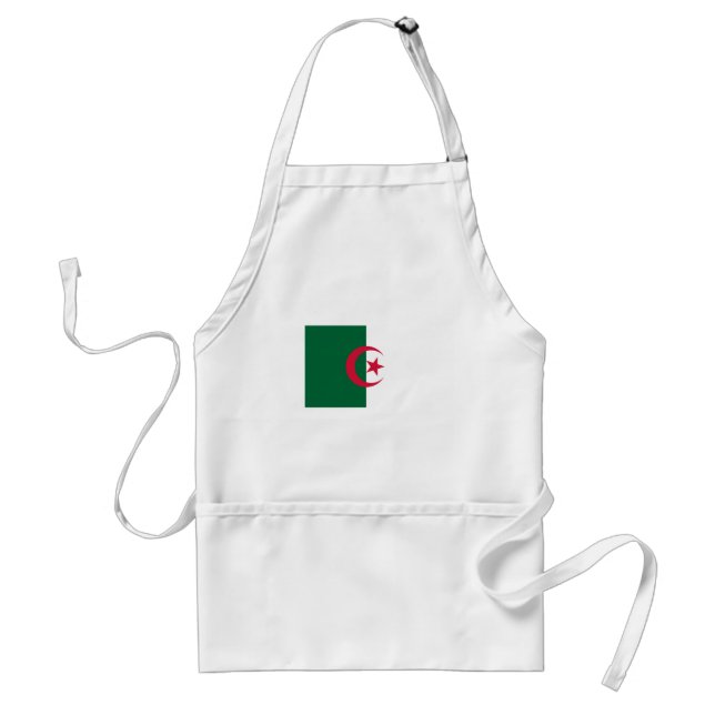 Patriotic Algerian Flag Adult Apron (Front)