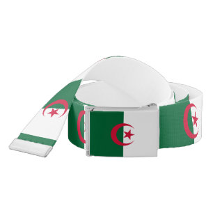 Patriotic Algerian Flag Belt