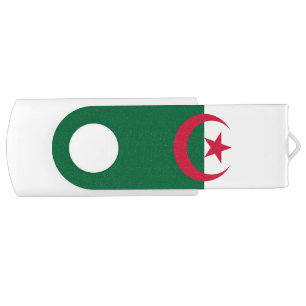 Patriotic Algerian Flag Flash Drive