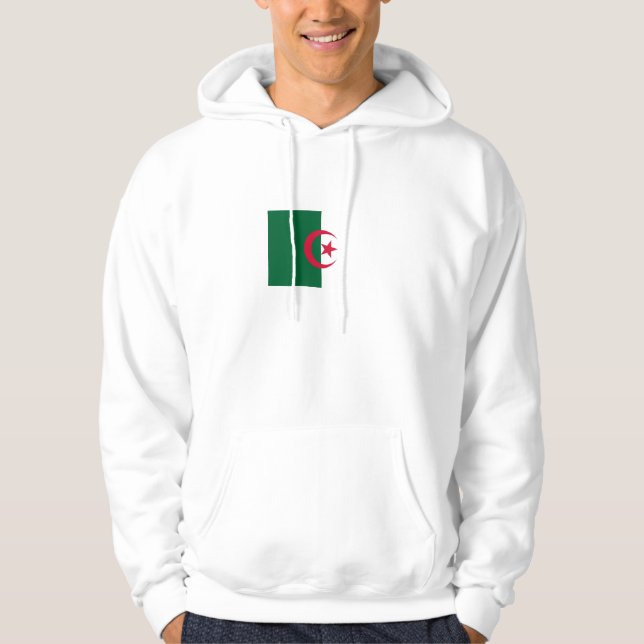 Patriotic Algerian Flag Hoodie (Front)