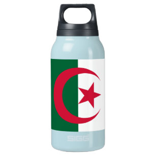 Patriotic Algerian Flag Insulated Water Bottle