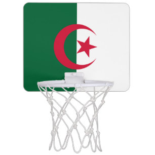 Patriotic Algerian Flag Mini Basketball Hoop