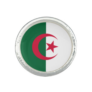 Patriotic Algerian Flag Ring