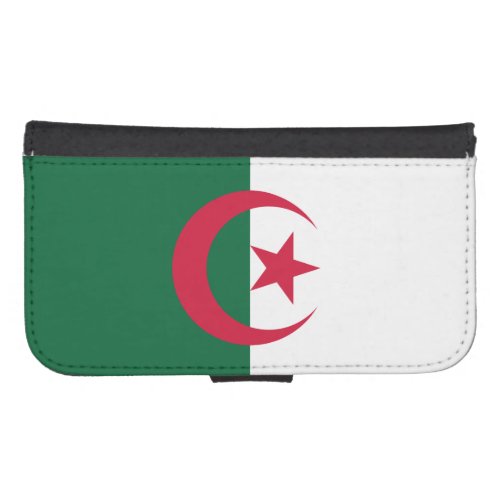 Patriotic Algerian Flag Galaxy S4 Wallet Case