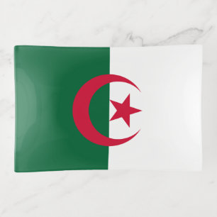 Patriotic Algerian Flag Trinket Tray
