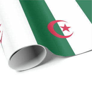 Patriotic Algerian Flag Wrapping Paper
