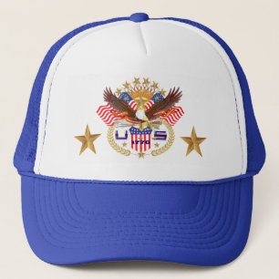 Patriotic All style View Hints Below Trucker Hat