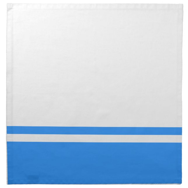 Patriotic Altai Republic Flag Cloth Napkin (Front)