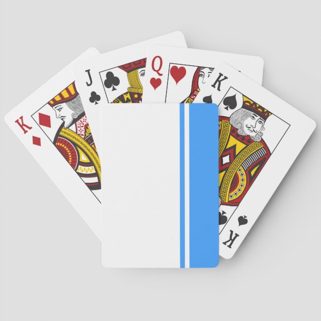 Patriotic Altai Republic Flag Poker Cards (Back)