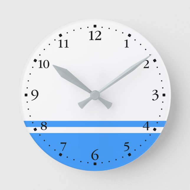 Patriotic Altai Republic Flag Round Clock (Front)