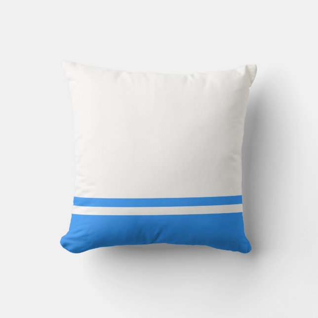 Patriotic Altai Republic Flag Throw Pillow (Front)
