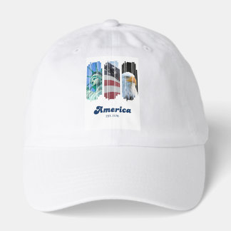 Patriotic America Graphic Baseball Cap