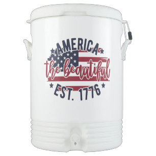 Patriotic America Igloo Beverage Cooler