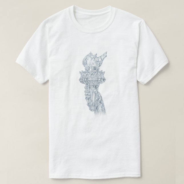 Patriotic American (1e) T-Shirt (Design Front)