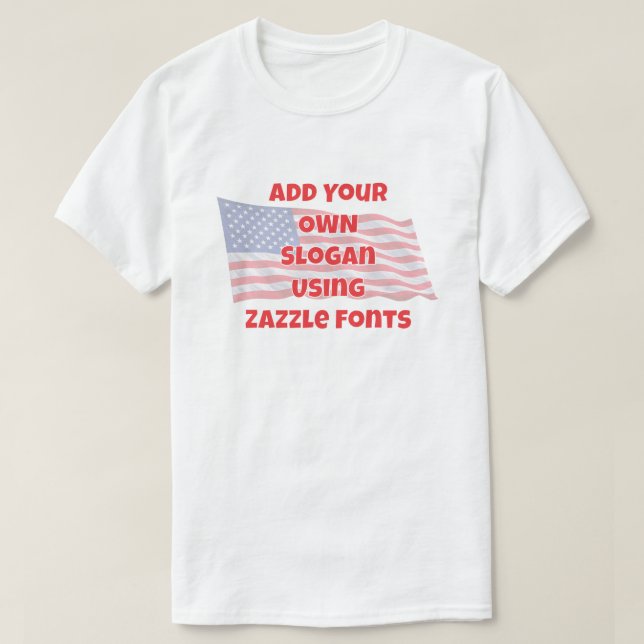 Patriotic American (2a) T-Shirt (Design Front)