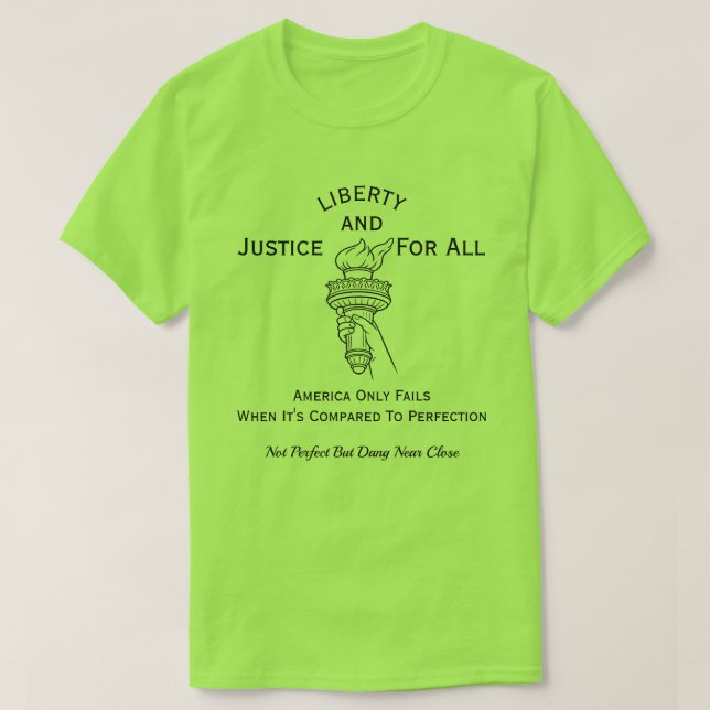 Patriotic American (3e) T-Shirt (Design Front)