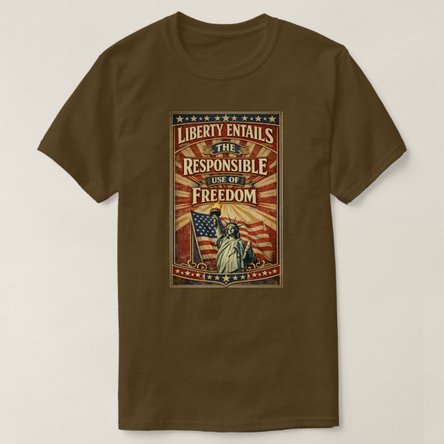 Patriotic American (4) T-Shirt (Design Front)