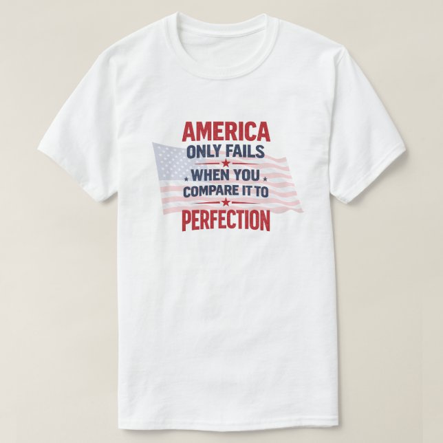 Patriotic American (7b) T-Shirt (Design Front)