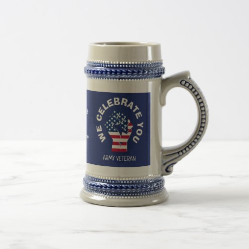 Patriotic American CELEBRATE YOU Beer Stein