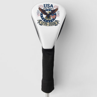 Patriotic American Eagle 250 Years 1776-2026 Golf Head Cover