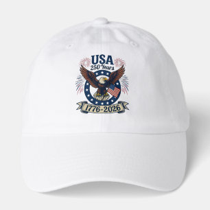 Patriotic American Eagle 250 Years 1776-2026 Hat