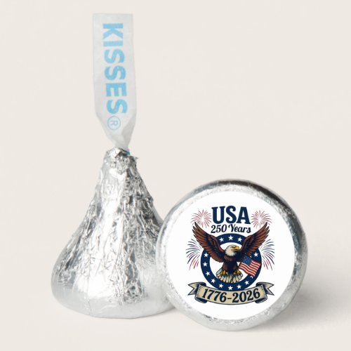 Patriotic American Eagle 250 Years 1776-2026 Hershey®'s Kisses®