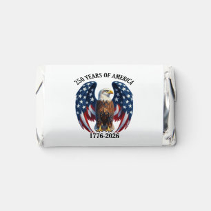 Patriotic American Eagle 250 Years 1776-2026 Hershey's Miniatures