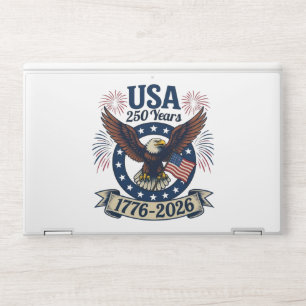 Patriotic American Eagle 250 Years 1776-2026 HP Laptop Skin