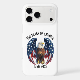 Patriotic American Eagle 250 Years 1776-2026 iPhone 17 Pro Max Case